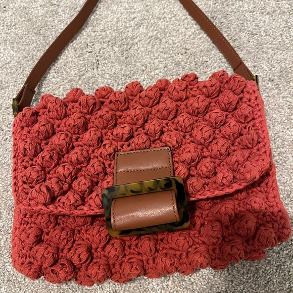 No boundaries HandMade Crochet Purse 100% Recycled Polyester Floral Boho NWOT - Picture 16 of 16